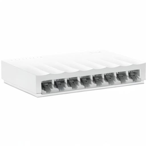TP-Link LS1008 8-Port 10/100Mbps Fast Ethernet Unmanaged Desktop Switch | Green Ethernet Technology | Plug and Play | Fanless Design, Energy-Efficient | Ideal for Home and Office Network Expansion Hub
