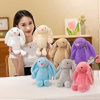 Cute Peach Bunny Soft Toy