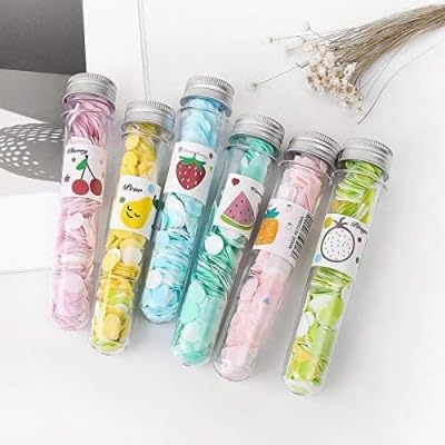 Travel Soft Paper Soap Flower Design Tube Shape Bottle Portable Disposable Paper Soap