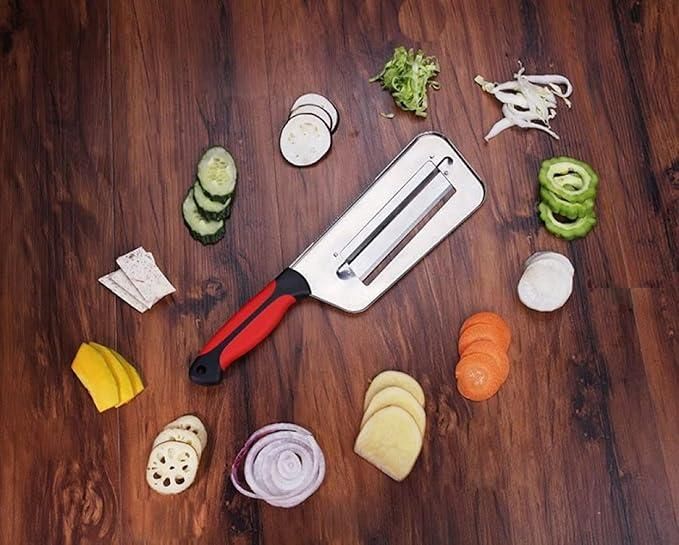 Double Slice Blade Knife