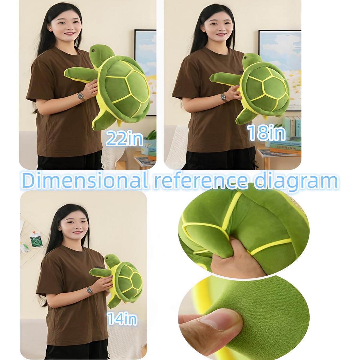 Turtle Soft Toys for Kids Small
