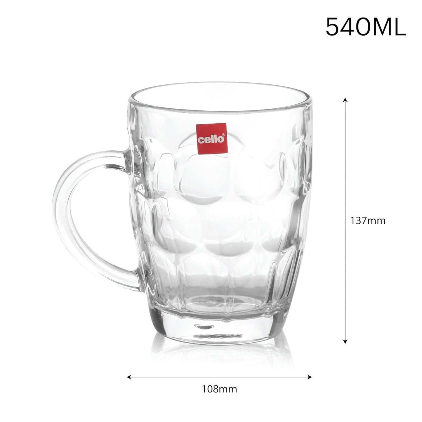 CELLO Otello Beer Glass Mug | Beer Mugs Straight
