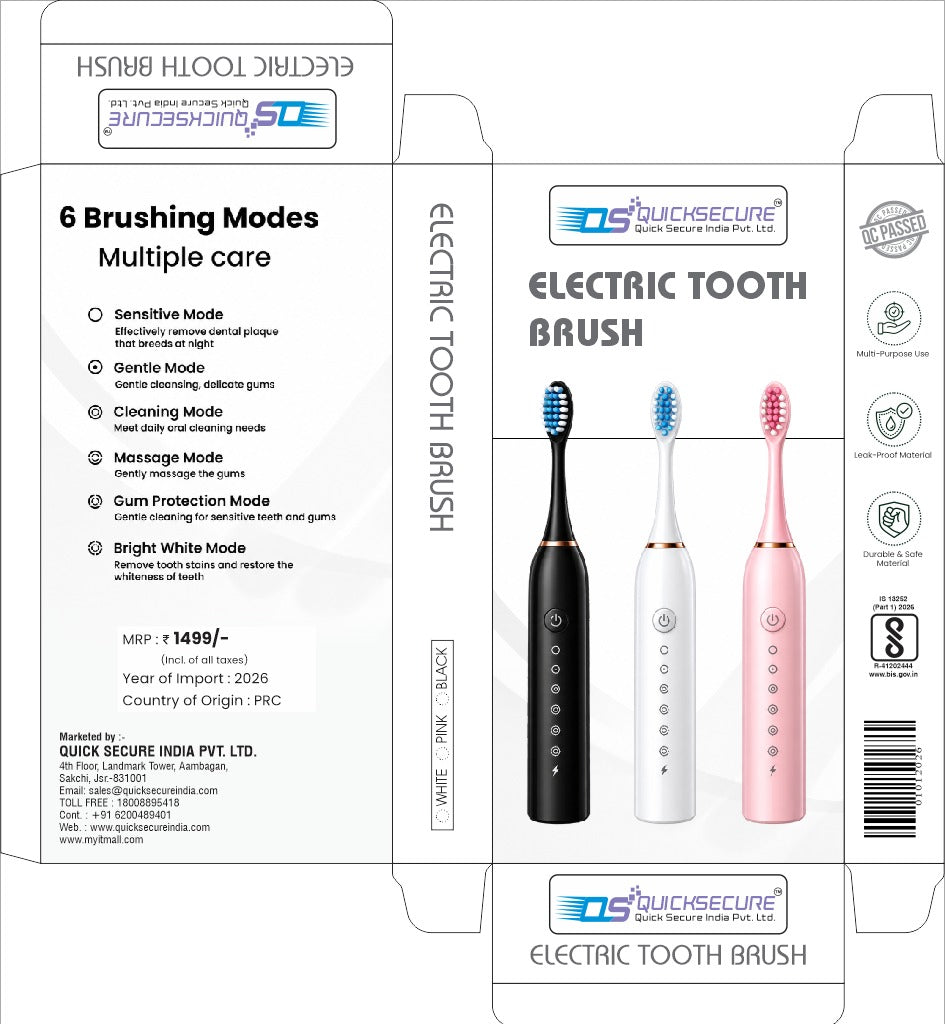 Electric Toothbrush for Adults & Kids