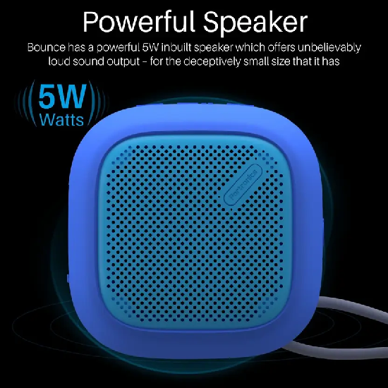 Portronics Bounce POR-952 Portable Bluetooth Speaker with 5 W Bluetooth Speaker