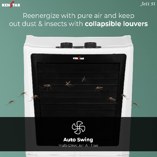 Kenstar JETT HC 51 Personal Desert Air Water Cooler 51L, 170 Watts