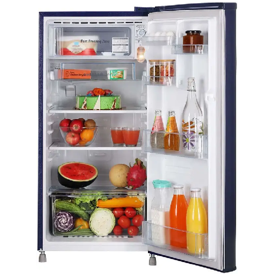 LG 185 L Single Door 1 Star Refrigerator Blue Jasmine, GL-B199OBJB