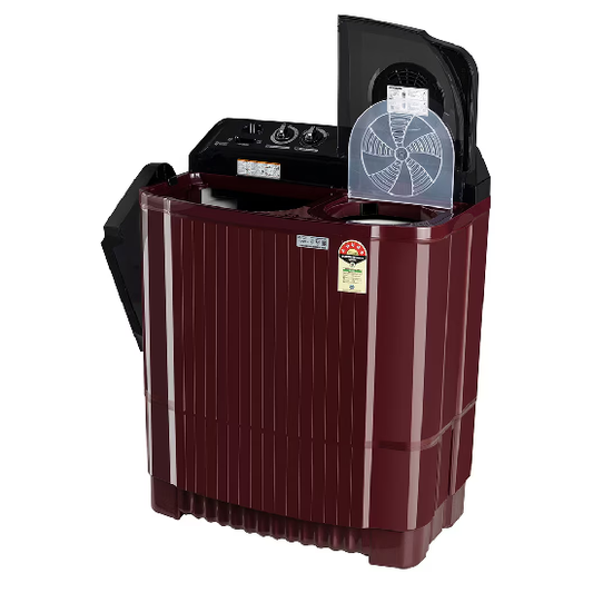 LG 8.5KG Semi Automatic Top Load Washing Machine, Burgundy