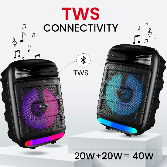 Portronics Melomix 20W Portable Bluetooth Speaker