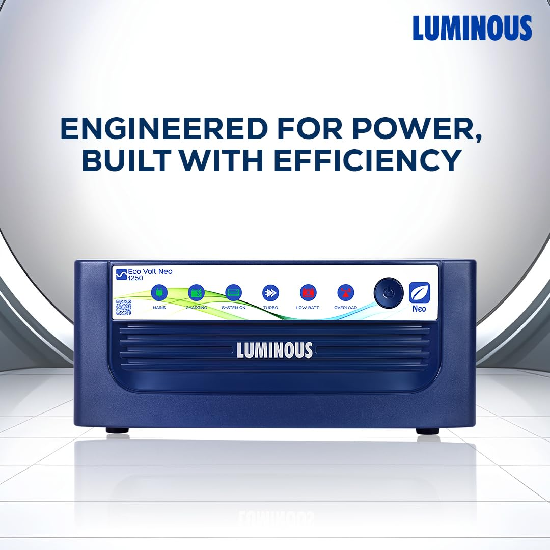 Luminous Eco Volt Neo 1250 Pure Sine Wave Inverter 1100VA Inverter