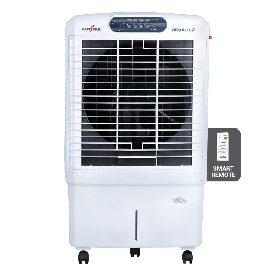 Kenstar Hercules 80 L Remote Desert Air Cooler Honeycomb Pad (White)
