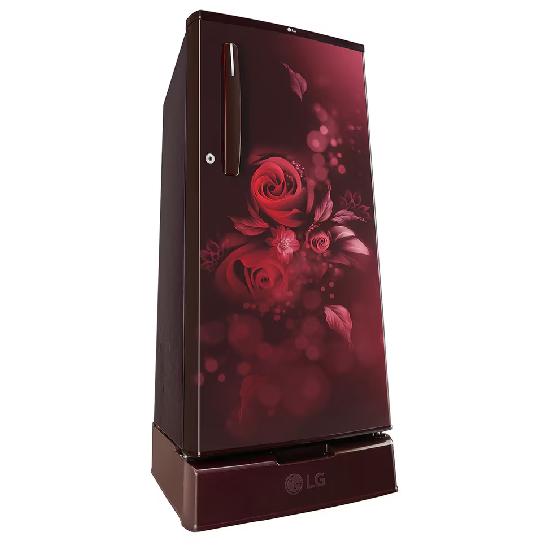 LG 185L Single Door Refrigerator, Smart Inverter Compressor 4 Star