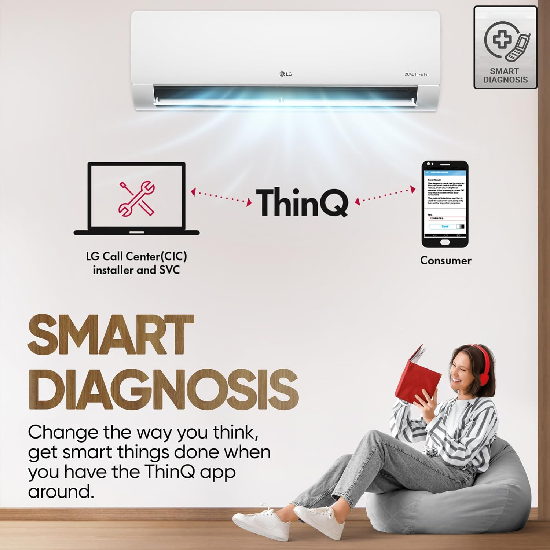 LG 1.5 Ton 3 Star DUAL Inverter Split AC