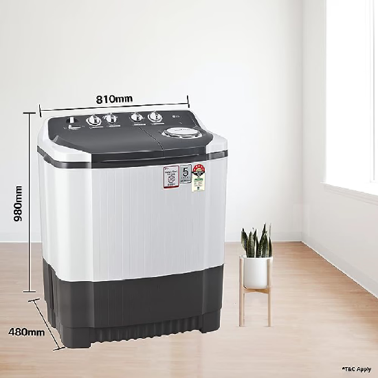 LG 7 Kg 5 Star Semi-Automatic Top Loading Washing Machine