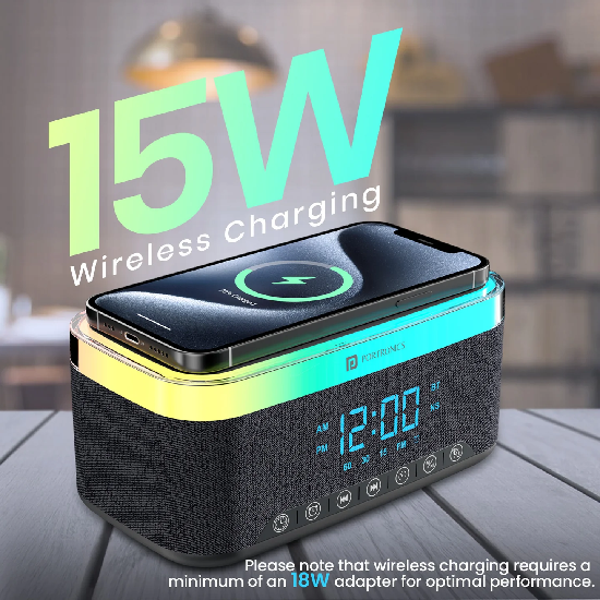 Portronics TriFusion 16W Bluetooth Speaker | 360 RGB LED Light