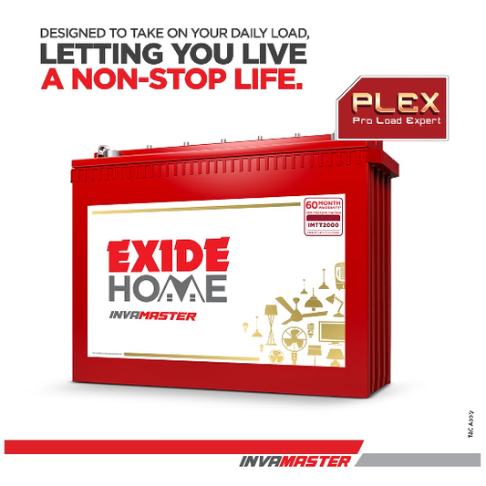 EXIDE INVA Master IMTT2000 200Ah 12V Tall Tubular Inverter Battery