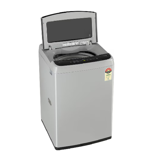 LG 7.5 Kg Top Load Washing Machine Middle Free Silver