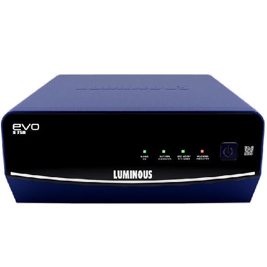 Luminous EVO S 750 Inverter, 650 VA, LED 650VA/12V Sine Wave