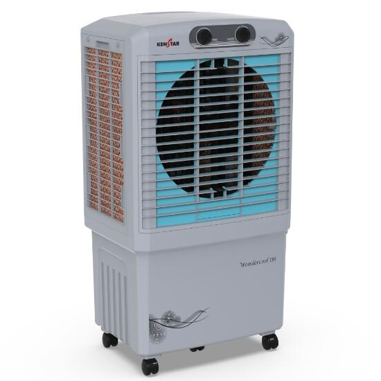 Kenstar Wondercool HC 110 Desert Cooler, 110 L, Light Grey & Blue