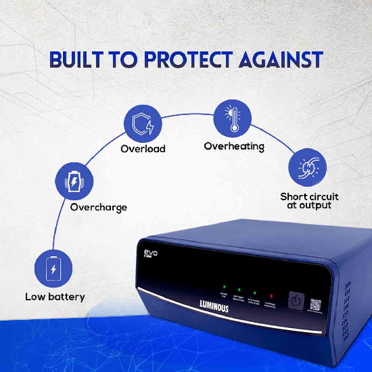 Luminous Evo S 1550 Pure Sine Wave Inverter 1400VA/12V