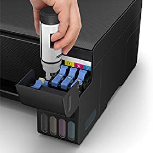 Epson Colour Ecotank L3210 A4 All-in-One Ink Tank Printer, Black