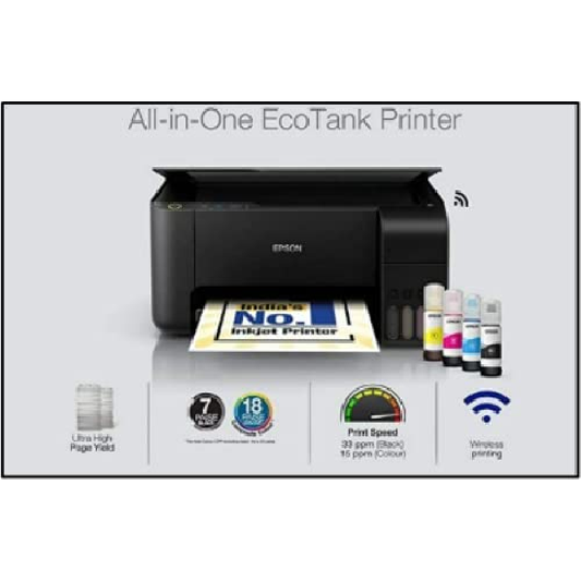 Epson Ecotank L3250 A4 Wi-Fi All-in-One Ink Tank Colour Printer Ink