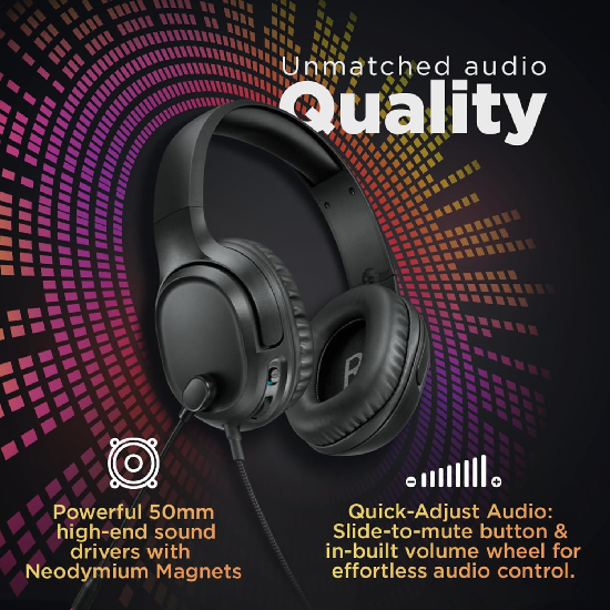 Lenovo H110 Wired Gaming Headphones 3.5 mm black
