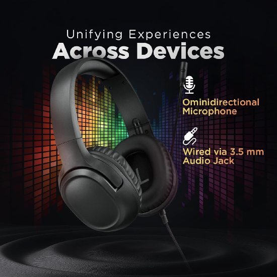 Lenovo H110 Wired Gaming Headphones 3.5 mm black