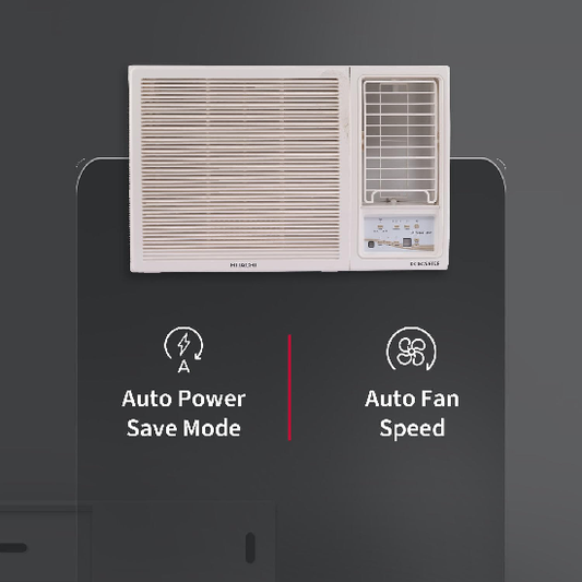 Hitachi 1.5 Ton Class 5 Star Window Inverter AC RAW518HHEO, White
