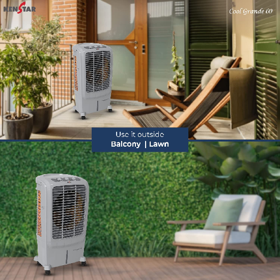 Kenstar COOL GRANDE HC 60 Desert Air Cooler 60L, 200 Watts