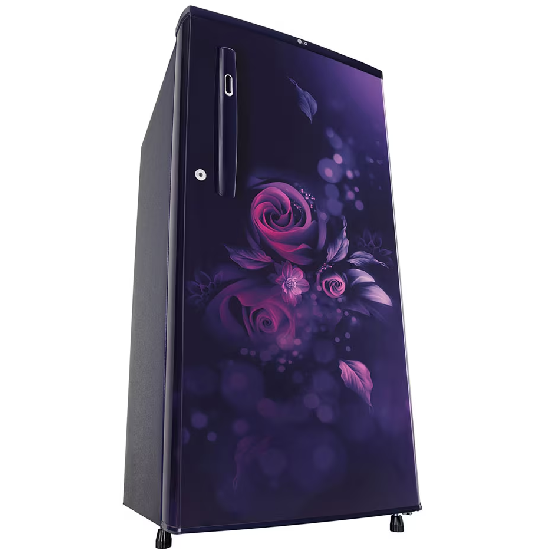LG 185L, 3 Star, Blue Euphoria Finish Single Door Refrigerator