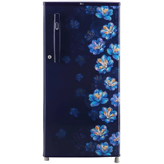 LG 185 L Single Door 1 Star Refrigerator Blue Jasmine, GL-B199OBJB