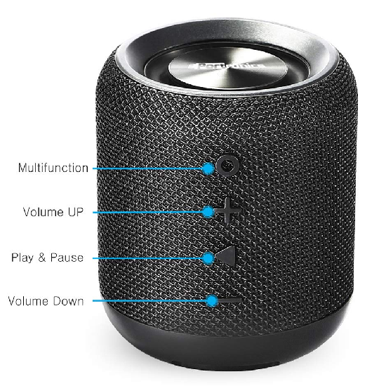 Portronics SoundDrum 10W Portable Bluetooth Stereo Speaker