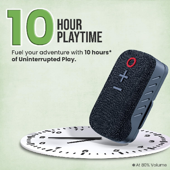 Portronics Talk Three Wearable Bluetooth Speaker with Mic