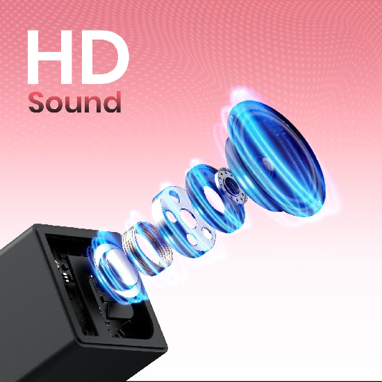 Portronics Nugget 3W Mini Pocket Bluetooth Speaker with Upto 4 Hours Playtime, HD Sound, Bluetooth