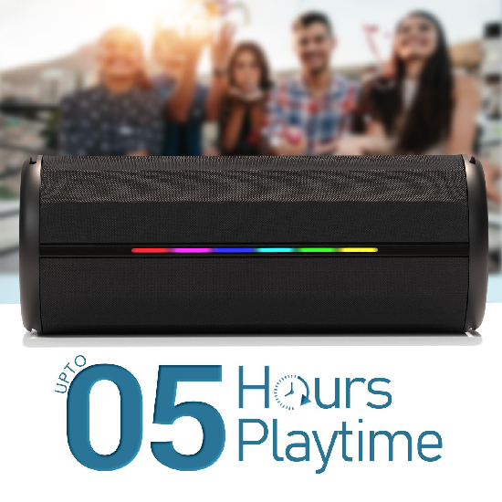 Portronics Nova 40W Portable Bluetooth Speaker with Dual Passive Radiator