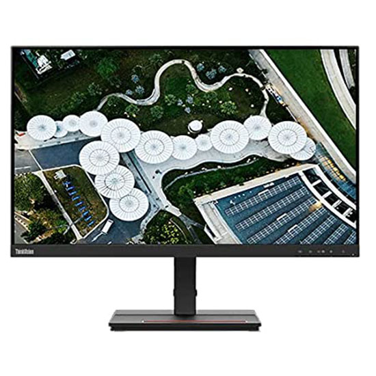 Lenovo ThinkVision S24e-20 23.8-inch FHD Monitor,16:9 Aspect Ratio, 60Hz, 3000:1 Contrast, HDMI VGA Inputs, Eye Comfort (Raven Black) 62AEKAR2WW