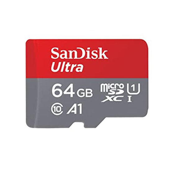 SanDisk Ultra microSD UHS-I Card 64GB, 120MB/s R