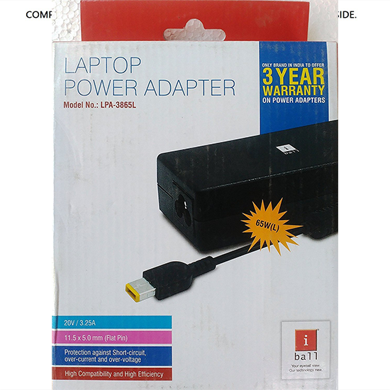 IBALL LENOVO USB PIN 65W COMP LPA-9365T