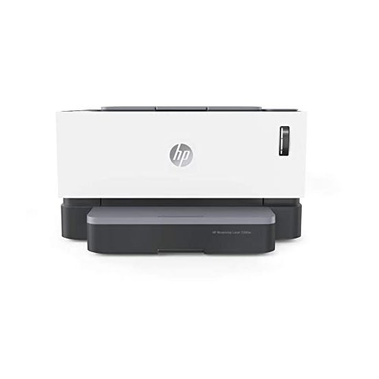 HP Neverstop 1000w WiFi Enabled  Monochrome Laser Printer, 80% Savings on Genuine Cartridge, Self Reloadable with 5X Inbox Yield, Smart Tasks with HP Smart App, Low Emission & Clean Air Quality