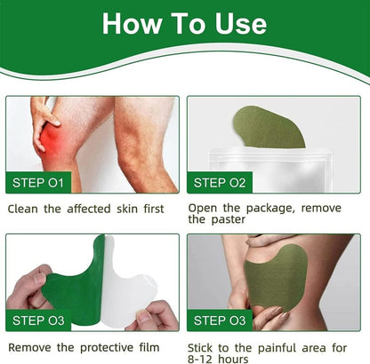 Quick Secure 10 pcs Herbal Knee Patches
