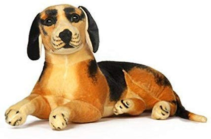 Sitting Plush Dog Soft Toy