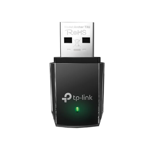 TP-Link AC1300 USB WiFi Adapter (Archer T3U) - 2.4G/5G Dual Band Mini Wireless Network Adapter for PC Desktop,MU-MIMO Wi-Fi Dongle,USB 3.0,Supports Windows 11,10, 8.1, 8, 7, XP/Mac OS 10.15 & earlier
