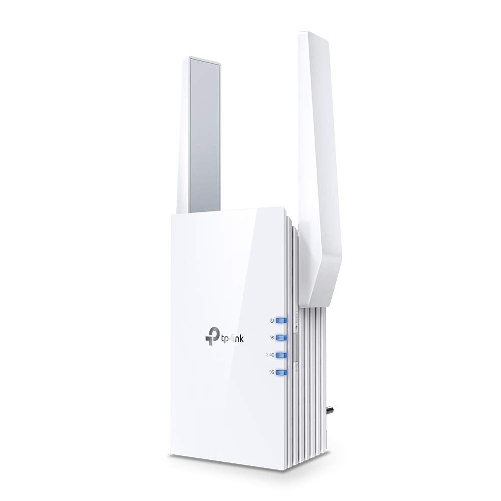 TP-Link AX1500 Wi-Fi 6 Range Extender, Up to 1500 Mbps Speed, Next-Gen Dual Band WiFi Booster, Wireless Repeater with Gigabit Port, 2 External Antennas, Easy Set-Up (RE505X)