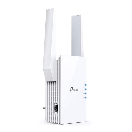 TP-Link AX1500 Wi-Fi 6 Range Extender, Up to 1500 Mbps Speed, Next-Gen Dual Band WiFi Booster, Wireless Repeater with Gigabit Port, 2 External Antennas, Easy Set-Up (RE505X)