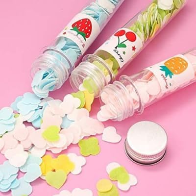 Travel Soft Paper Soap Flower Design Tube Shape Bottle Portable Disposable Paper Soap