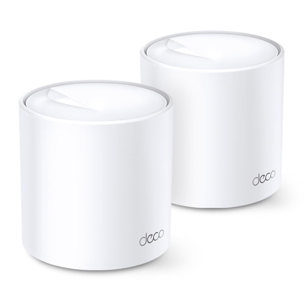 TP-Link Deco X20(1-Pack) AX1800 Whole Home Mesh Wi-Fi System, Next-Gen WiFi 6, Replace Routers and WiFi Extenders, HomeCare Build-in Antivirus, Parental Control, Compatible with Alexa (4000 sq ft)