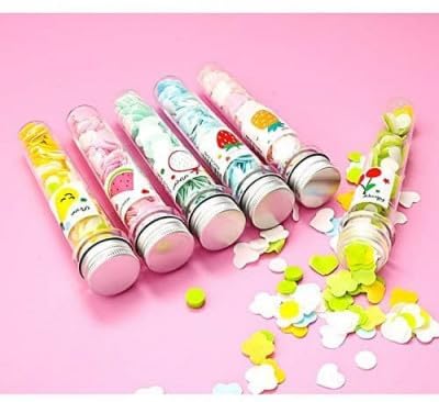 Travel Soft Paper Soap Flower Design Tube Shape Bottle Portable Disposable Paper Soap