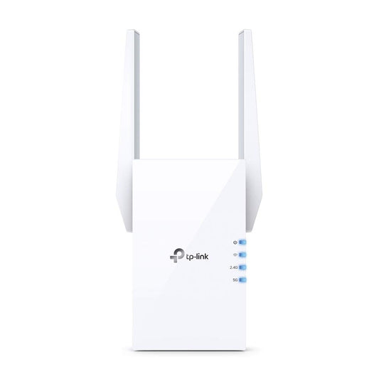 TP-Link AX1500 Wi-Fi 6 Range Extender, Up to 1500 Mbps Speed, Next-Gen Dual Band WiFi Booster, Wireless Repeater with Gigabit Port, 2 External Antennas, Easy Set-Up (RE505X)