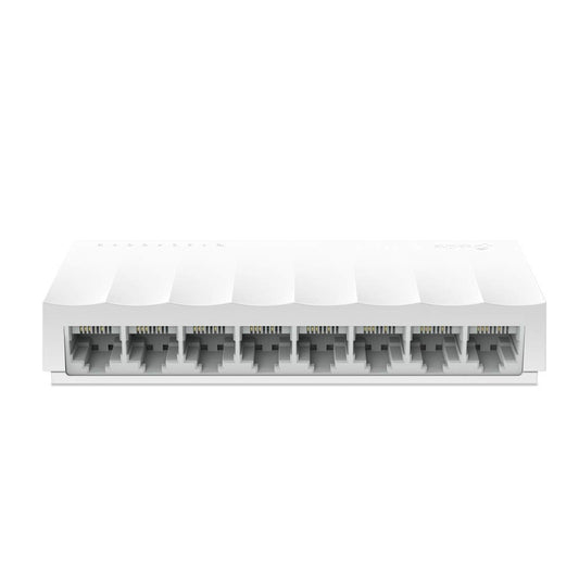 TP-Link LS1008 8-Port 10/100Mbps Fast Ethernet Unmanaged Desktop Switch | Green Ethernet Technology | Plug and Play | Fanless Design, Energy-Efficient | Ideal for Home and Office Network Expansion Hub