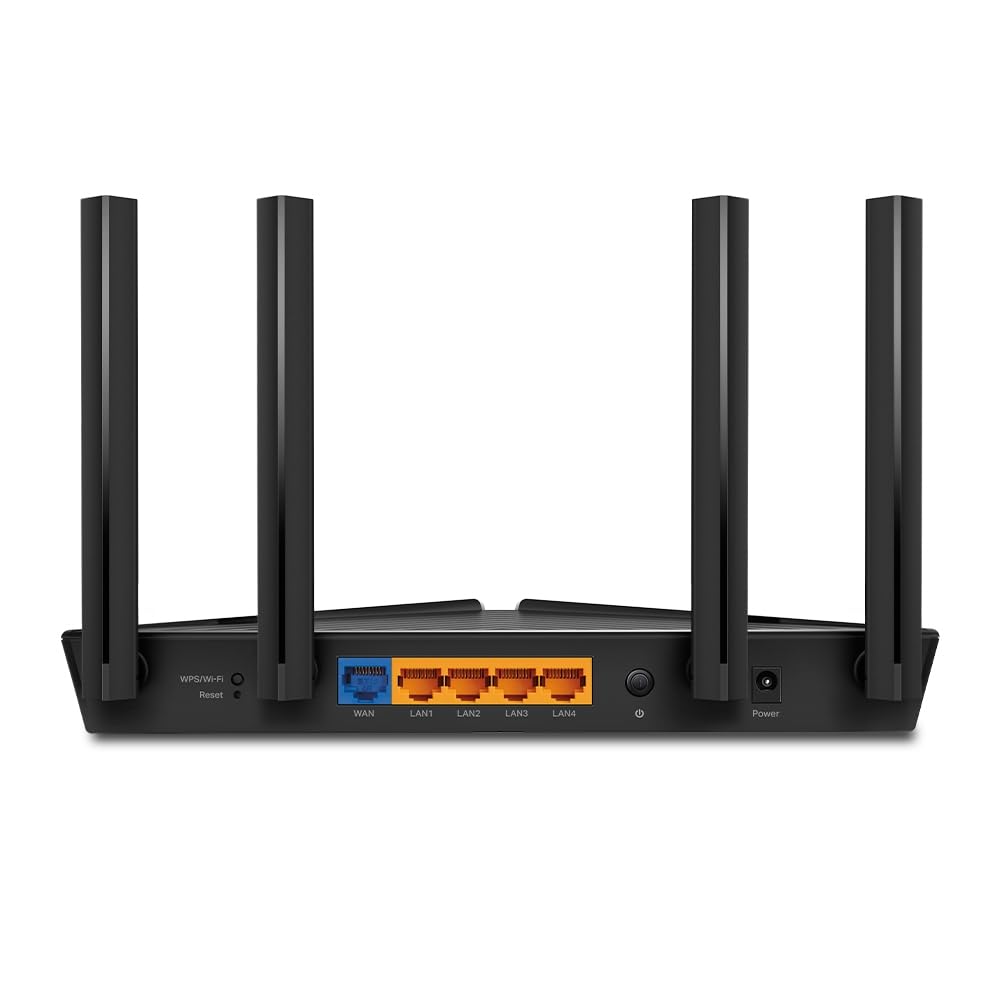TP-Link Archer AX23 AX1800 Dual-Band Wi-Fi 6 Router (1800 Mbps Speed Gigabit Wireless | Beamforming OFDMA | Next-Gen Platform Dual-Core CPU | One Mesh Easy Setup) Black